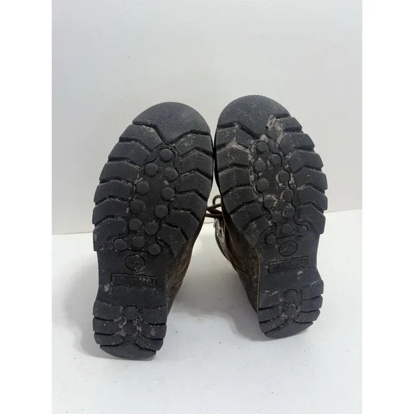 Vintage Timberland Euro Hiker Leather Boots Women's Size 9M Brown Lace Up Hiking - Picture 6 of 6